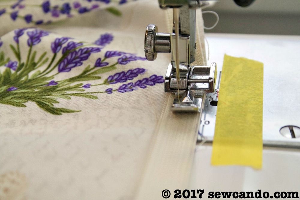 Sew Can Do Mother's Day Lavender Garden Neck Roll Pillow Tutorial